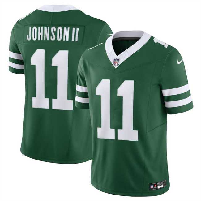 Men & Women & Youth New York Jets #11 Jermaine Johnson Green 2023 F.U.S.E Throwback Limited Stitched Jersey->new york giants->NFL Jersey
